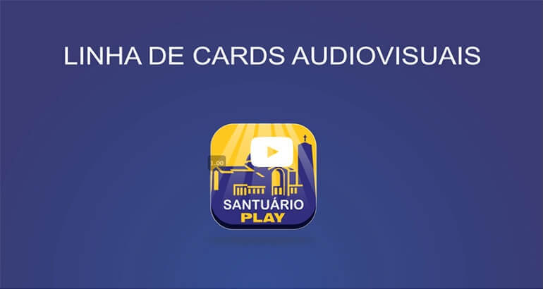 Vídeo Linha de cards audiovisuais